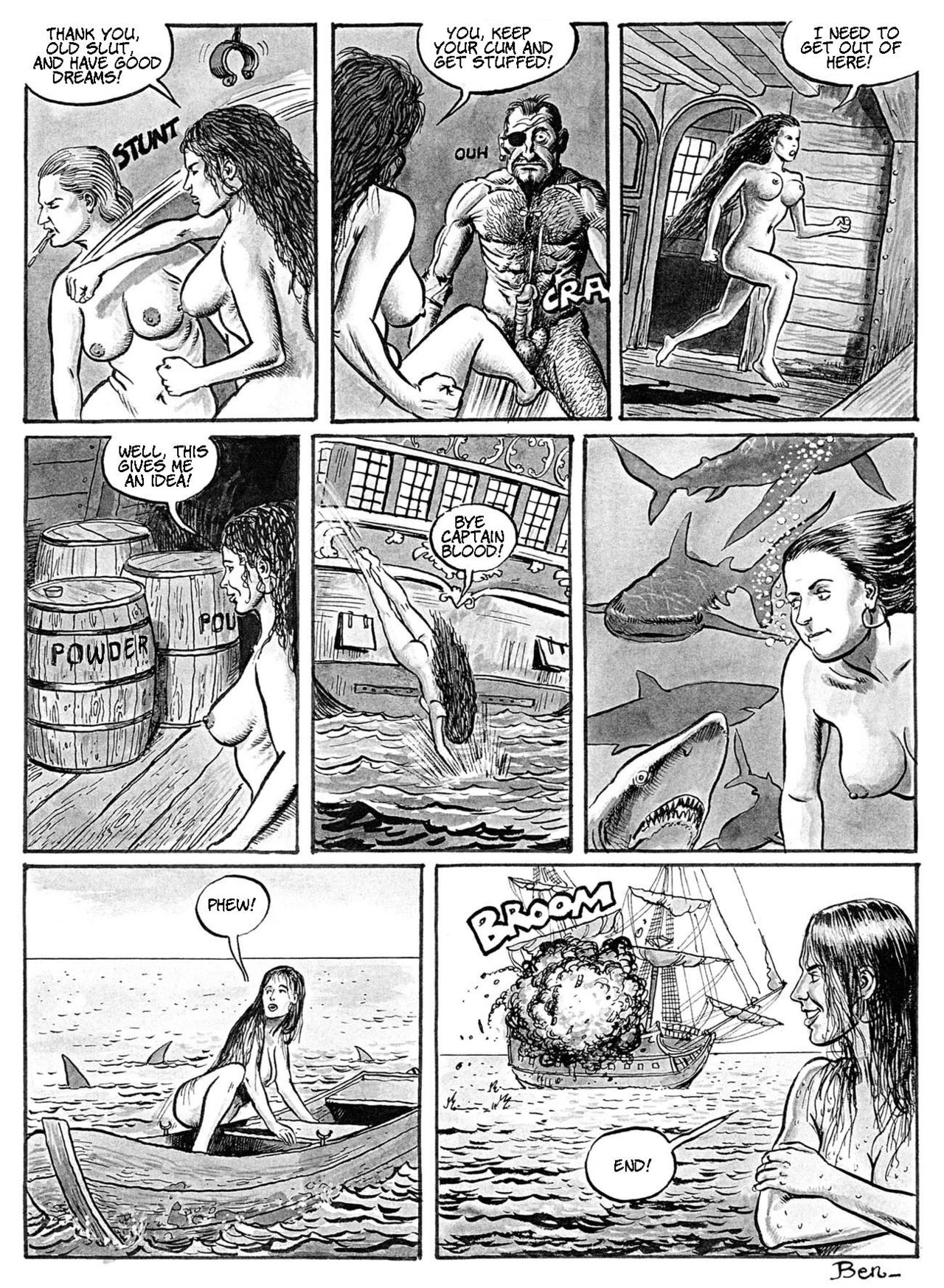 Порно комиксы с пиратами фото 88