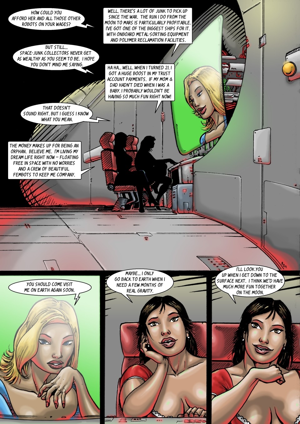 Sex Droids in Space - Page 5 - HentaiRox