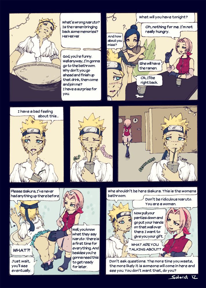 Funny Cartoon Bathroom Porn - Naruto and Futa!Sakura Comic - Page 3 - HentaiRox