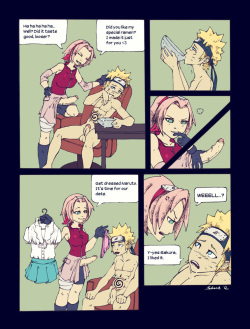 Naruto and Futa!Sakura Comic