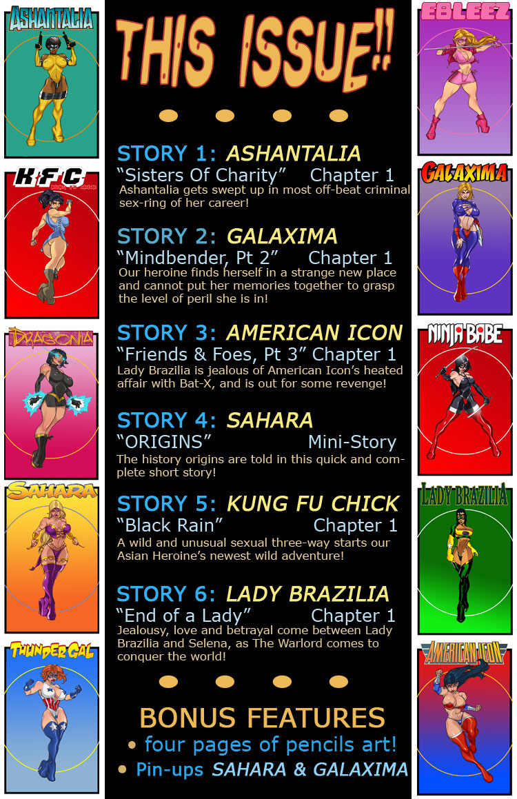 9 Superheroines - The Magazine #1 - Page 3 - HentaiRox