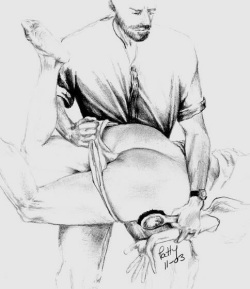 spanking art