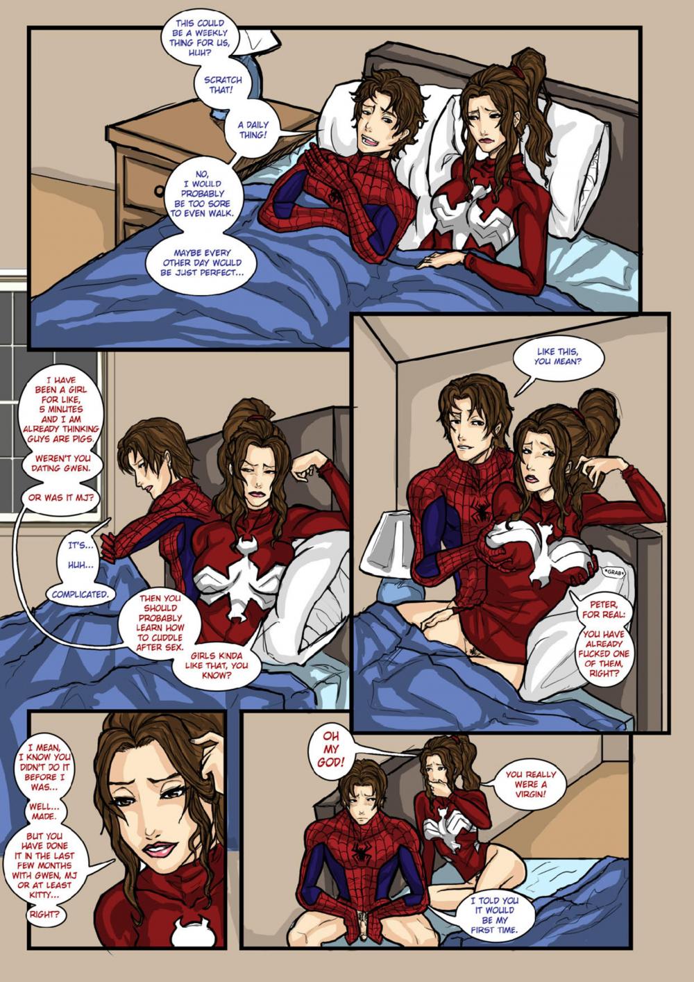 Ultimate Spider-Man XXX 4 - Spidercest - warm kitty, soft kitty - Page 3 -  HentaiRox