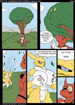 Pent Up A Digimon Smut Comic  by ReDoXX
